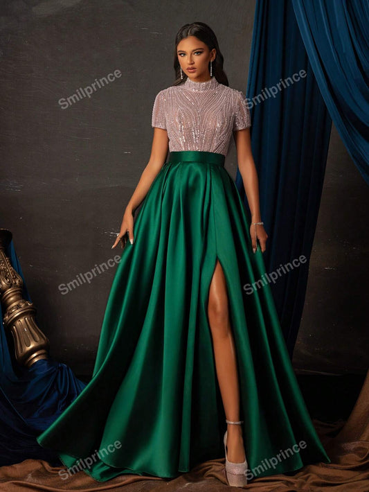 Smilprince Long High-Grade Elegant & Graceful Evening Party Dress