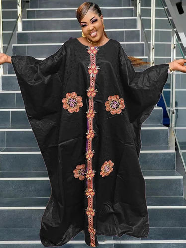 African Original Bazin Riche Long Dresses Turkey Dashiki Robe Top Quality Wedding Party Basin Riche Long Dresses 2023 New